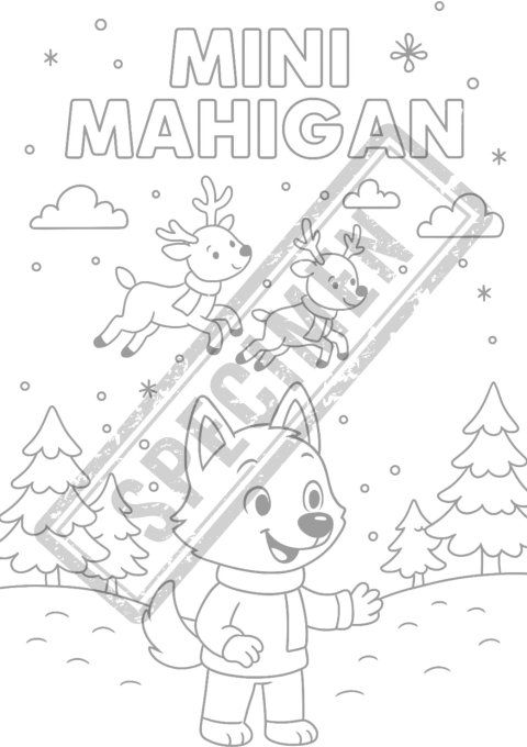 Livret de coloriage de Noël Magique OFFERT