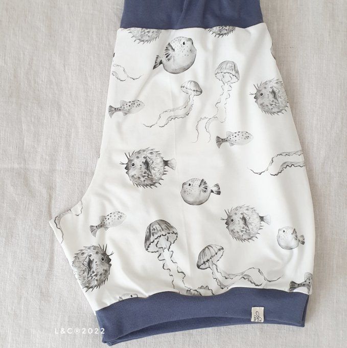 Léon ensemble court à Motifs Pour Les Louves