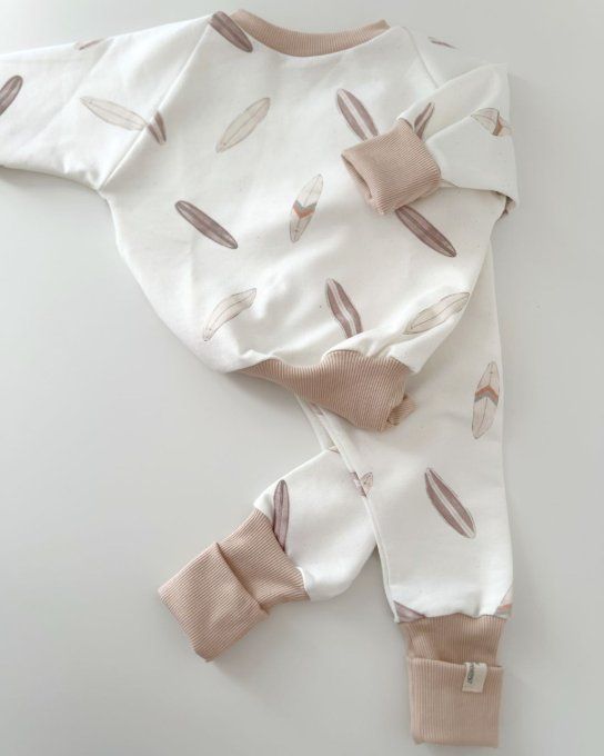 Ensemble Léon Long Surf et Nude (pantalon droit) taille LOUVETEAUX