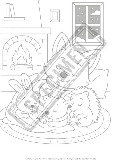 Livret de coloriage de Noël Magique OFFERT