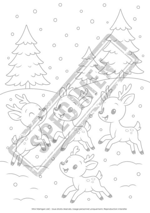 Livret de coloriage de Noël Magique OFFERT