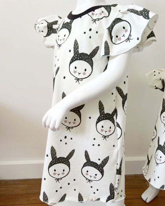 Robe Lilou avec volants taille KIYAYA