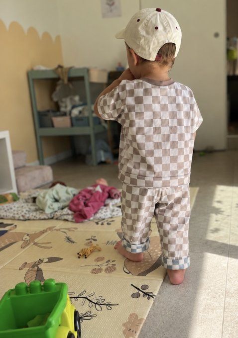 Mimo Pantalon Ourlet  Réversible 