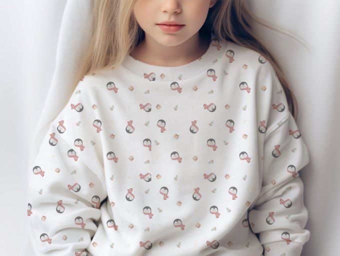Haut Gabin ML Motif  de Noel
