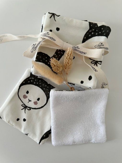 Ensemble Léon court Lapinou et Carbone taille LUPETTI
