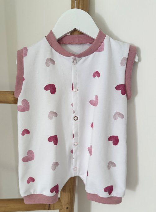 Combinaison Gaby Blush tendresseTAILLE LOUVETEAUX  à partir de 52/54cm