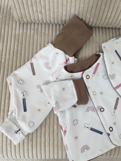 Coffret prêt à  offrir 3  pièces TAILLE LOUPIOTS à partir de 45cm dès la naissance