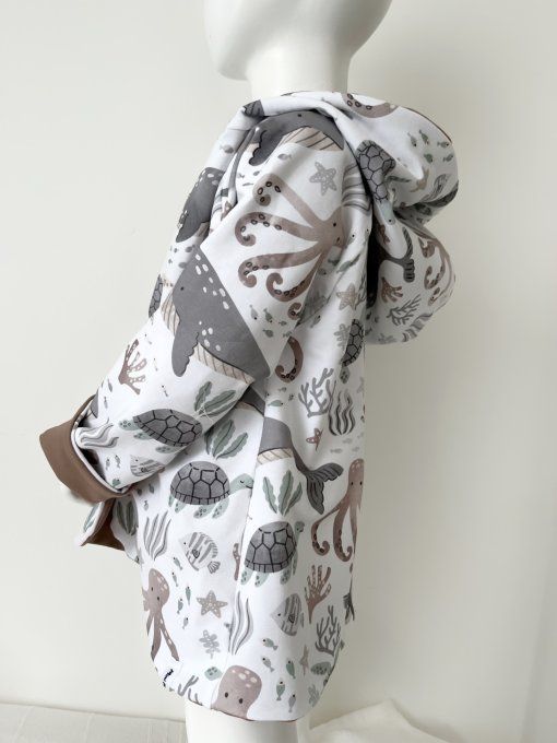 Sacha Veste à capuche Réversible