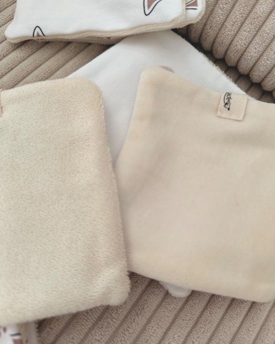Lingettes lavables 