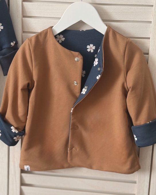 Gilet Céleste Magguy réversible camel Taille LUPETTI