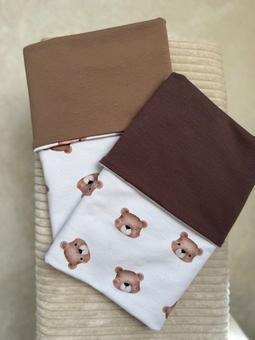 Couverture nomade AZURE taille 45X60 cm Essentiel Naissance 