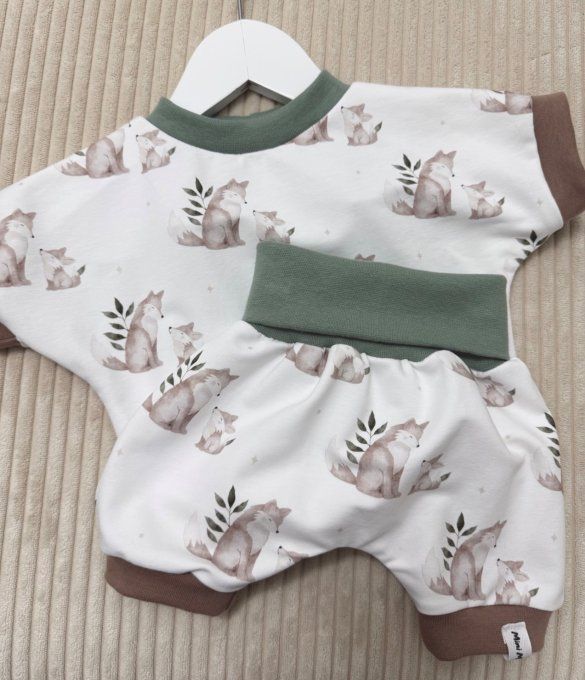 Léon court Mama Lou + Taupe et kaki Taille Louveteaux à partir de 52/54cm 