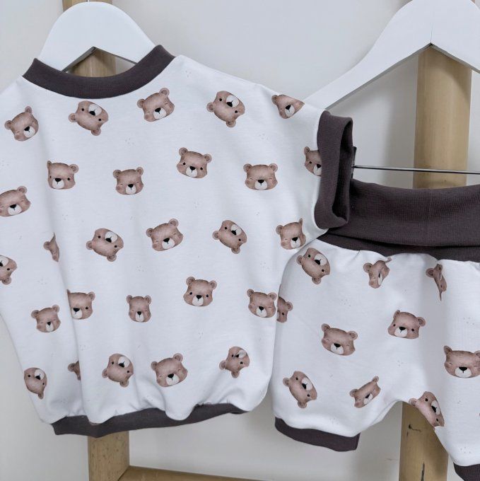 Léon court Teddy Love Taille LOUVETEAUX 