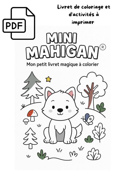 Livret de coloriage et d'activités Nature