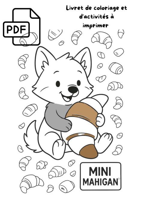 Livret de coloriage et d'activités Croissant